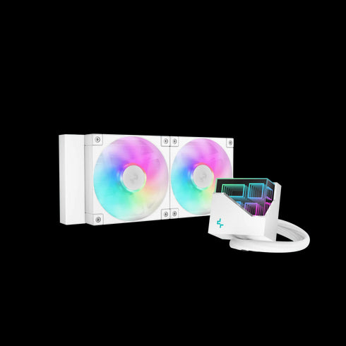 DEEPCOOL LT240 A-RGB 240mm AIO Liquid Cooler (White) - Anigma