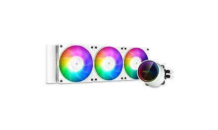 DeepCool Castle 360EX A-RGB AIO CPU Liquid Cooler White - Anigma