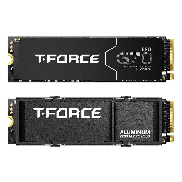 TEAMGROUP T-FORCE G70 Pro 1TB NVMe SSD – PCIe Gen4x4 M.2 2280, Up to 7,400MB/s, DRAM Cache, PS5 Compatible