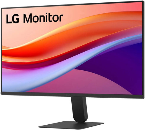 LG Monitor, 27" IPS Display, FHD Display, 120Hz Refresh Rate, 1ms (MBR) Response Time, Black