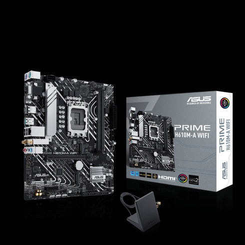 ASUS PRIME H610M A WIFI (DDR5) Micro-ATX Motherboard - Anigma