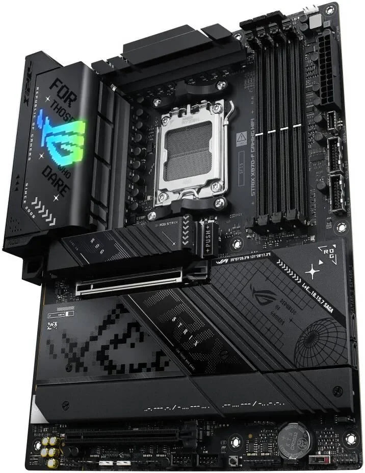 ASUS ROG STRIX X870-F GAMING WIFI AM5 ATX Motherboard Advanced AI PC-Ready - Anigma