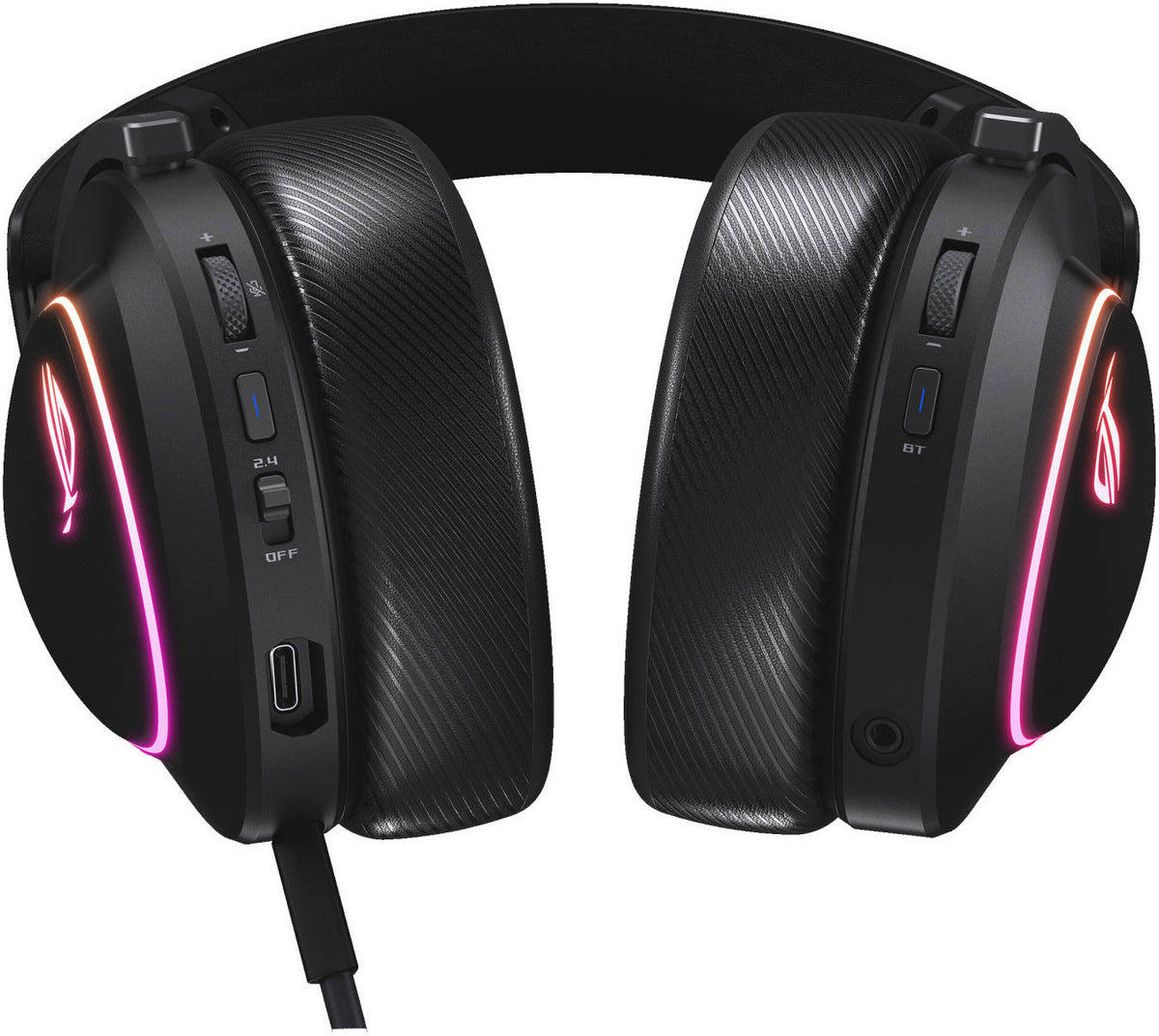 ASUS ROG Delta II Tri-Mode Wireless 318g 50mm Titanium Gaming Headset - Black