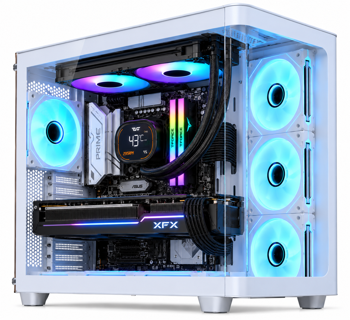 Essential Intel Core Ultra 5 225F RX 9060 XT 32GB DDR5 1TB M.2 SSD Gaming PC