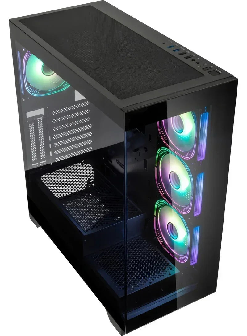 AEROCOOL B507F-G-BK-v1 / ARGB Fan x 4, Type C x 1,