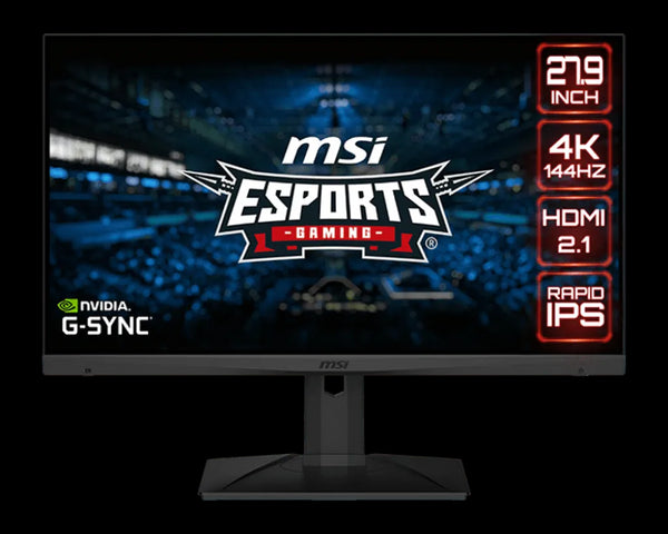 Msi Optix 28 Inch MAG281URF (3840 x 2160) IPS Flat 144Hz 1MS Gaming Monitor - Anigma
