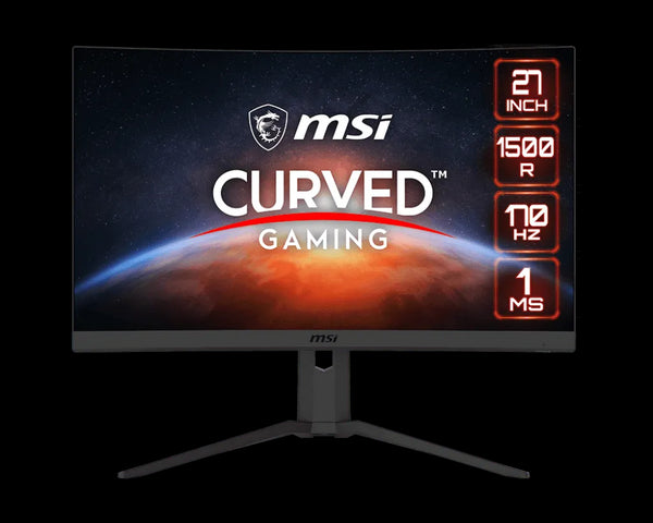 Msi G27CQ4P E2 27 Inch (2560 x 1440) VA Curve 170Hz 1MS Gaming Monitor - Anigma