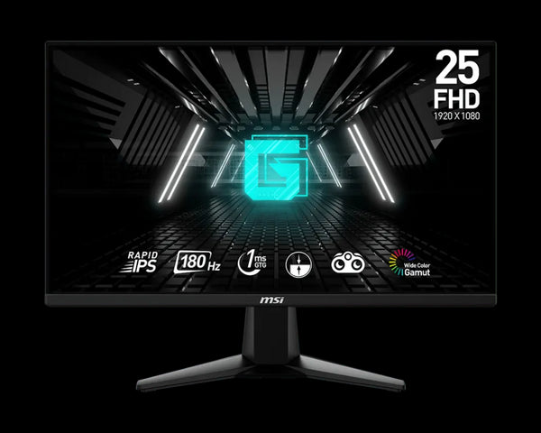 Msi 25 Inch G255F (1920 x 1080) Rapid IPS Flat 180Hz 1MS Gaming Monitor - Anigma