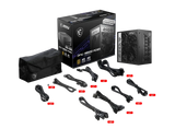 Msi MPG A850G 850Watts 80 Plus Gold PCIE 5.0 Full Modular ATX Power Supply - Anigma