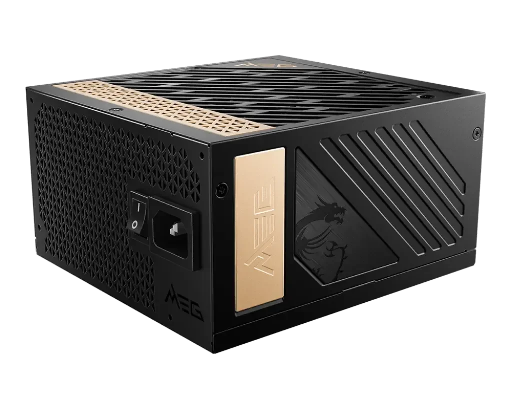 Msi MEG Ai1300P 1300Watts 80 Plus Platinum PCIE 5.0 Full Modular ATX Power Supply - Anigma
