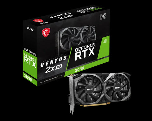MSI GeForce RTX 3050 VENTUS 2X XS OC 8GB GDDR6 - Anigma