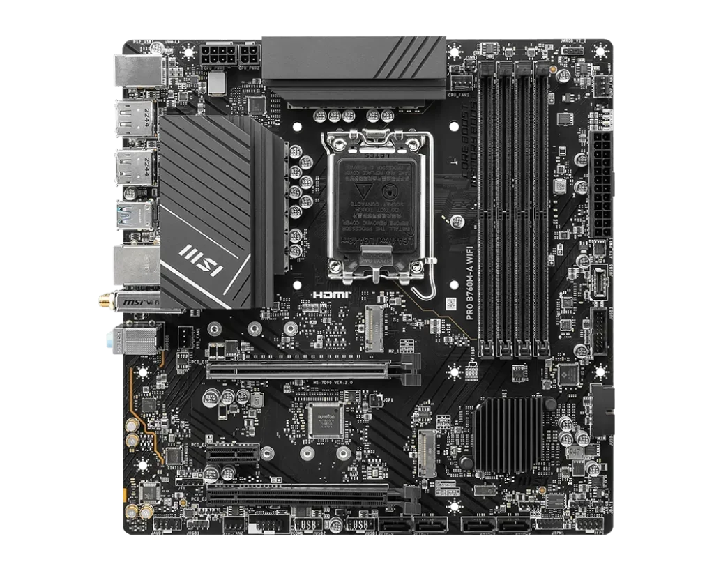 MSI Pro B760M A WiFi DDR5 (Intel 13th Gen Motherboard) - Anigma