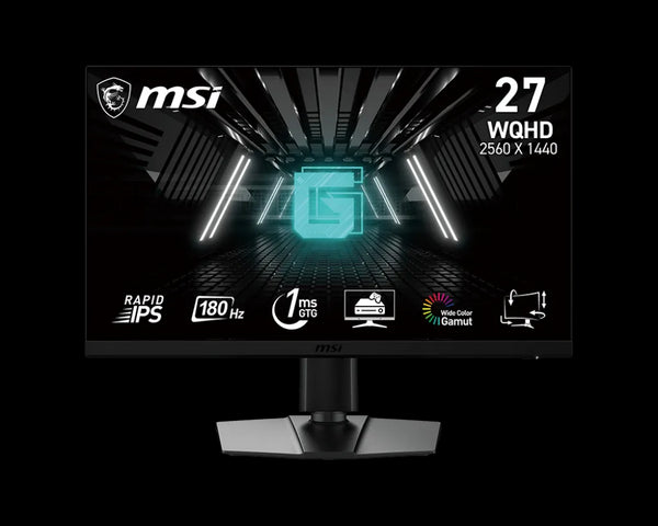 MSI 27 Inch G272QPF-E2 (2560x1440) Rapid IPS Flat 180Hz 1MS Gaming Monitor