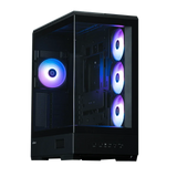 GHE Zalman P50 DS ATX Gehäuse Tempered Glass Panoramic View - Schwarz