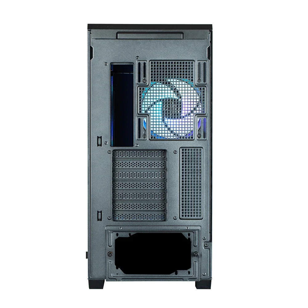 GHE Zalman P50 DS ATX Gehäuse Tempered Glass Panoramic View - Schwarz