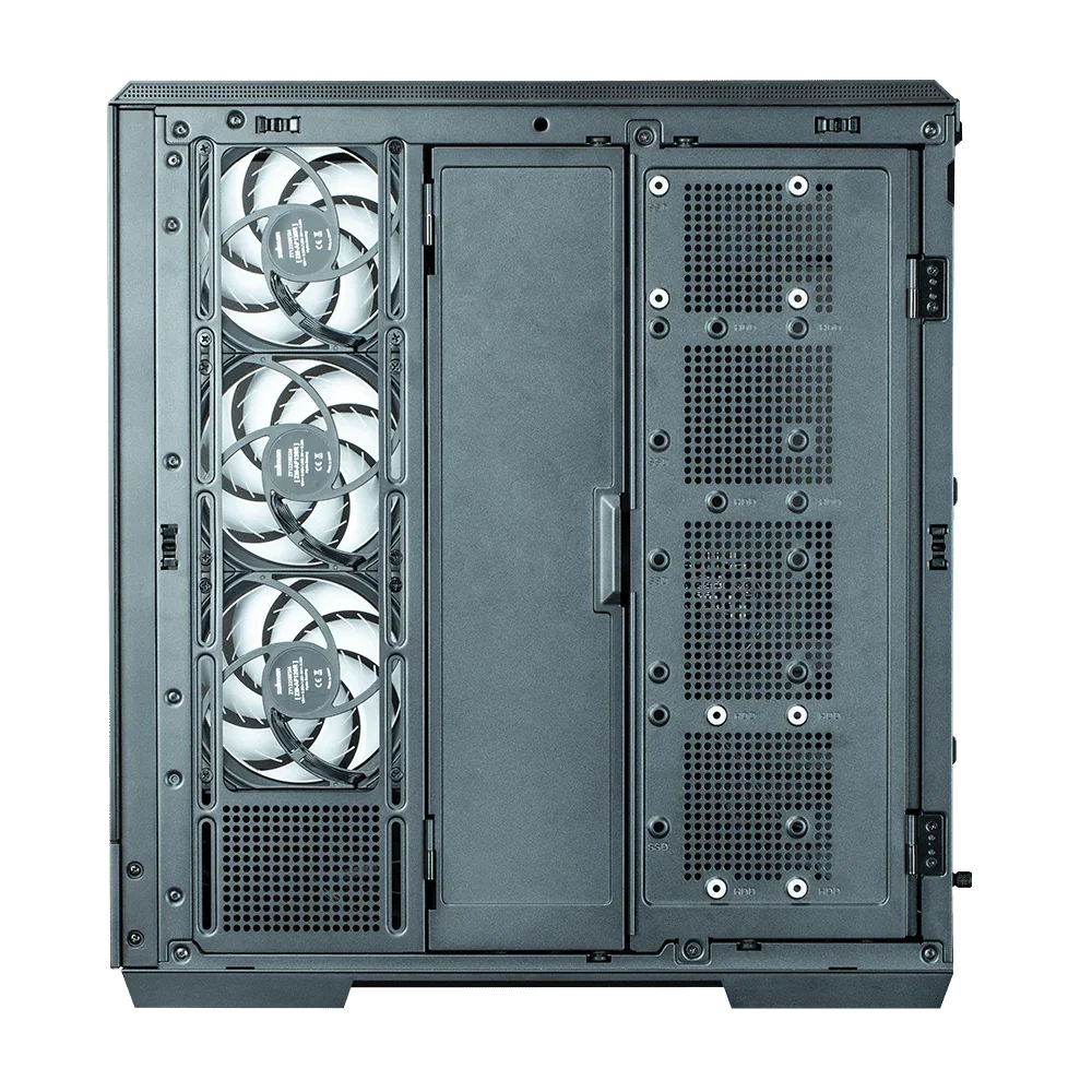 GHE Zalman P50 DS ATX Gehäuse Tempered Glass Panoramic View - Schwarz
