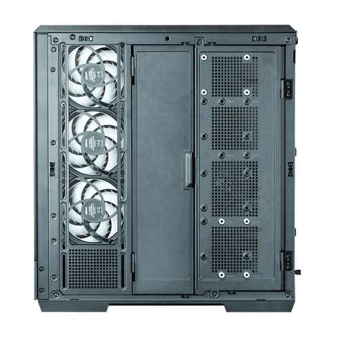 GHE Zalman P50 DS ATX Gehäuse Tempered Glass Panoramic View - Schwarz