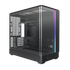 Montech KING 15 PRO Black – Micro-ATX Dual-Chamber PC Case, 15° Curved Tempered Glass, 4x ARGB PWM Fans Pre-installed