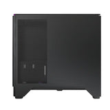 Montech KING 15 PRO Black – Micro-ATX Dual-Chamber PC Case, 15° Curved Tempered Glass, 4x ARGB PWM Fans Pre-installed