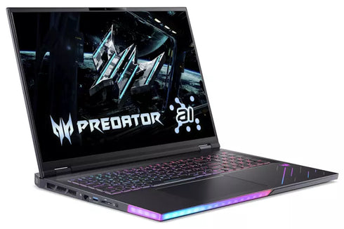 Acer Predator Helios 18 AI Gaming Laptop – 18" WQXGA 250Hz, Intel Core Ultra 9 275HX, RTX 5080, 64GB DDR5, 2TB SSD, Windows 11 Home
