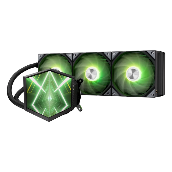 TRYX Stage 360 ARGB Dual-Screen Liquid Cooler Black