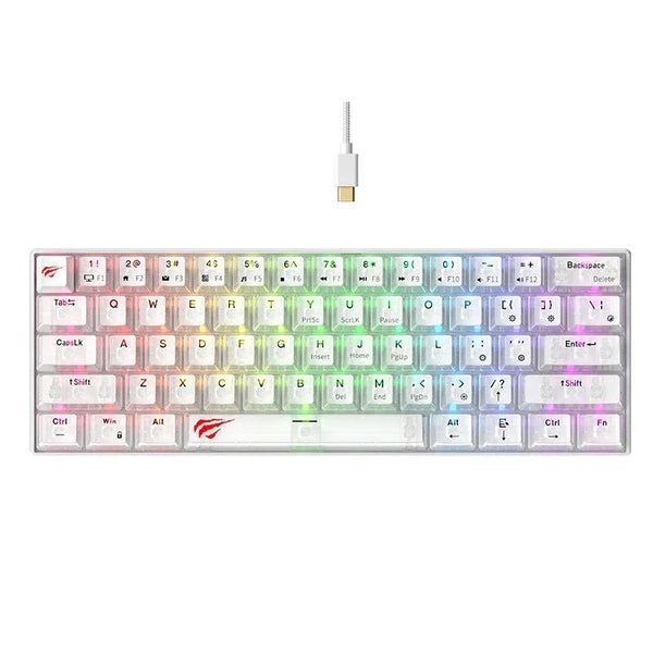 HAVIT KB903L RGB Transparent Gaming Mechanical Keyboard - Anigma