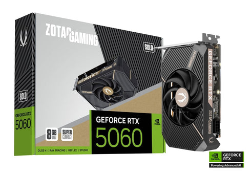 ZOTAC GAMING GeForce RTX 5060 8GB SOLO GDDR7 - Anigma