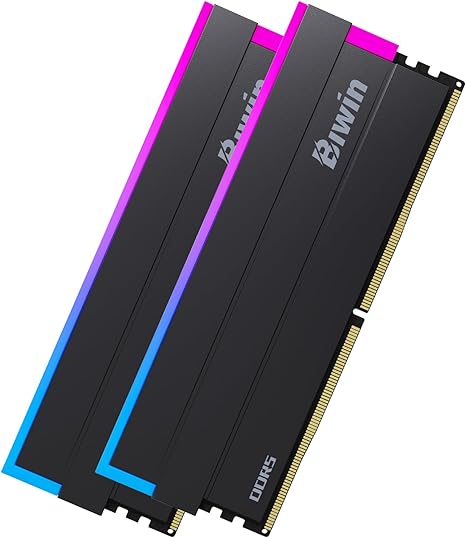 Biwin Black Opal DW100 RGB 6000Mhz 32GB (2x16GB) DDR5 (INTEL XMP & AMD EXPO) Black