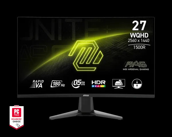 MSI MAG 27CQ6F 27 Inch (2560x1440) 180Hz 0.5MS Gaming Monitor