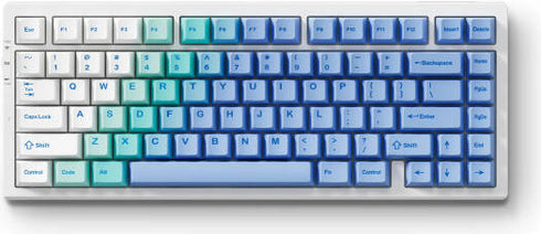 MCHOSE G75 Pro Tri-mode Gasket Structure Gaming Mechanical Keyboard Arctic Snow