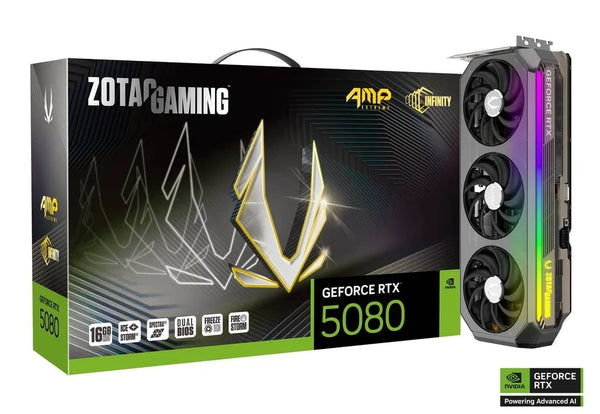 ZOTAC GAMING GeForce RTX 5080 AMP Extreme Infinity 16GB GDDR7 - Anigma