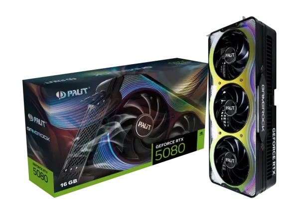Palit GeForce RTX 5080 16GB GDDR7 GAMEROCK - PREORDER April