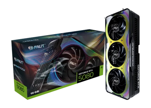 Palit GeForce RTX 5080 16GB GDDR7 GAMEROCK - PREORDER April