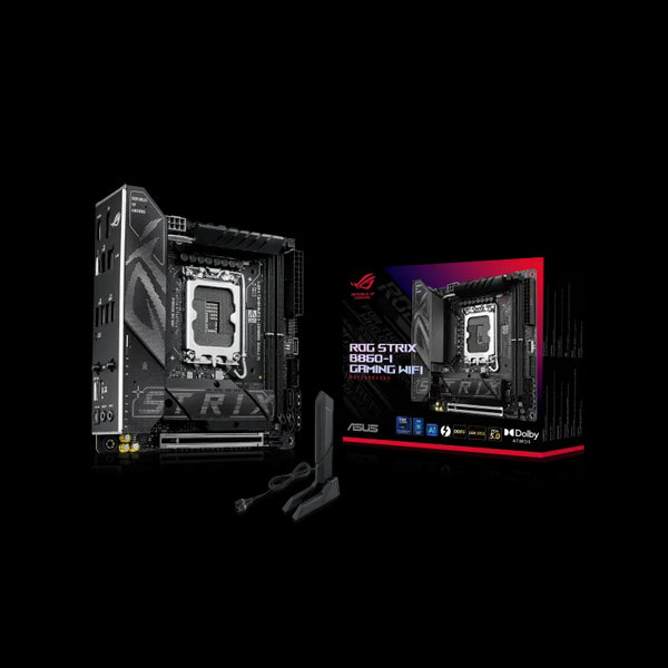ASUS ROG STRIX B860-I GAMING WIFI DDR5 (Intel Mini-ITX Motherboard)