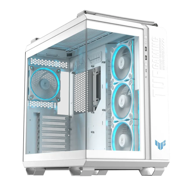 ASUS TUF Gaming GT502 Horizon ARGB Panorama Case White (No Fans Included) - Anigma