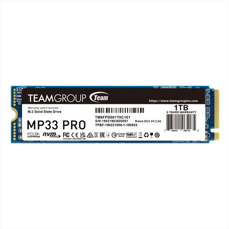 TEAM GROUP MP33 PRO M.2 1TB 3,500MB/s SSD