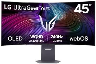 LG Ultragear 45 inch WQHD OLED (3440 x 1440) 240Hz 0.03ms Curved Gaming Monitor
