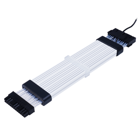 AC24 MB 24-Pin Extension Cable – Black Sleeved PC Power Cable - Anigma