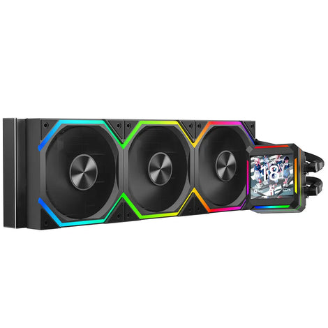 Jungle Leopard ASTROSHEL V2G 360mm with LCD Display ARGB AIO Liquid Cooler - Black