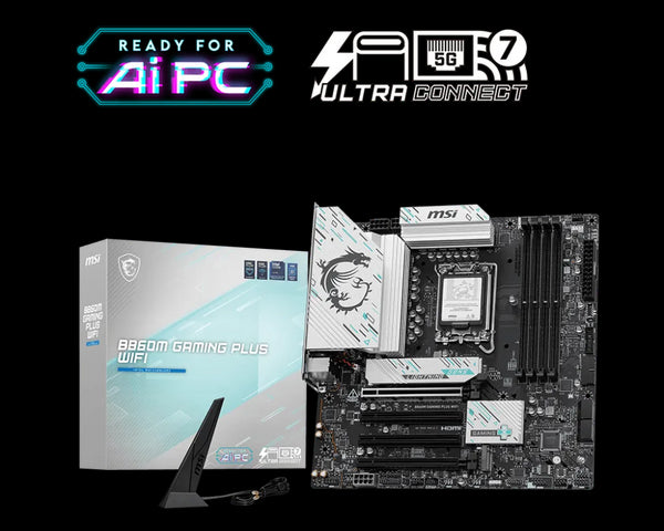 MSI B860M Gaming Plus WiFi DDR5 (Intel Motherboard)