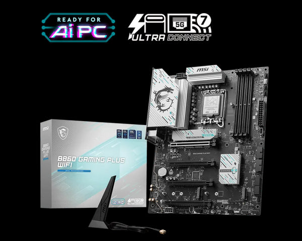 MSI B860 Gaming Plus WiFi DDR5 (Intel Motherboard)