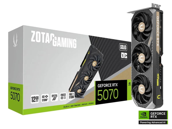 ZOTAC Gaming GeForce RTX 5070 Solid OC 12GB GDDR7 - Anigma