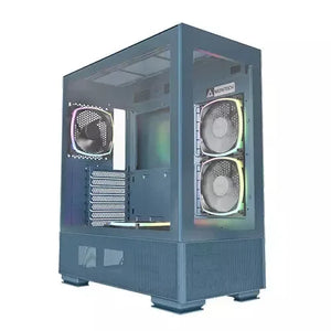 Montech Sky Two ATX Case (4x 120mm ARGB Fans Included) Blue