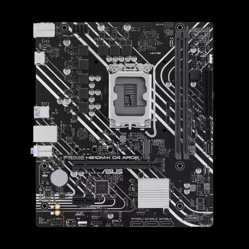 ASUS PRIME H610M-K D4 ARGB DDR4 Micro-ATX Motherboard - Anigma
