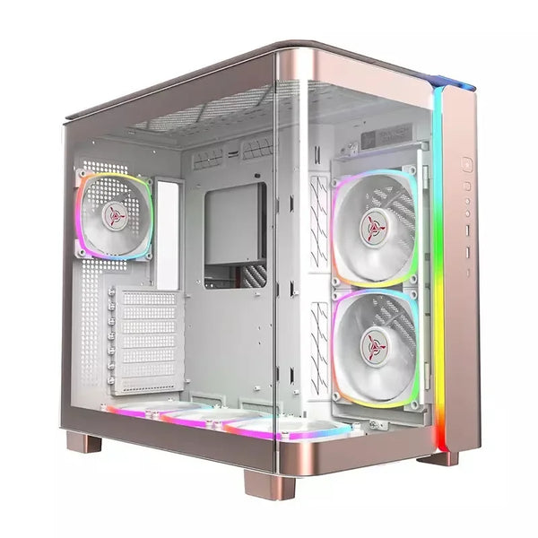 Montech KING 95 PRO Rose Gold (6 ARGB Fans Included) - Anigma