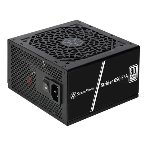 Silverstone Strider 650 EFA 650W 80+ Gold ATX Power Supply Black - Anigma