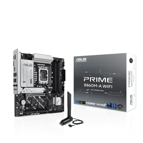 ASUS PRIME B860M-A WIFI DDR5 (Intel Micro-ATX Motherboard) - Anigma