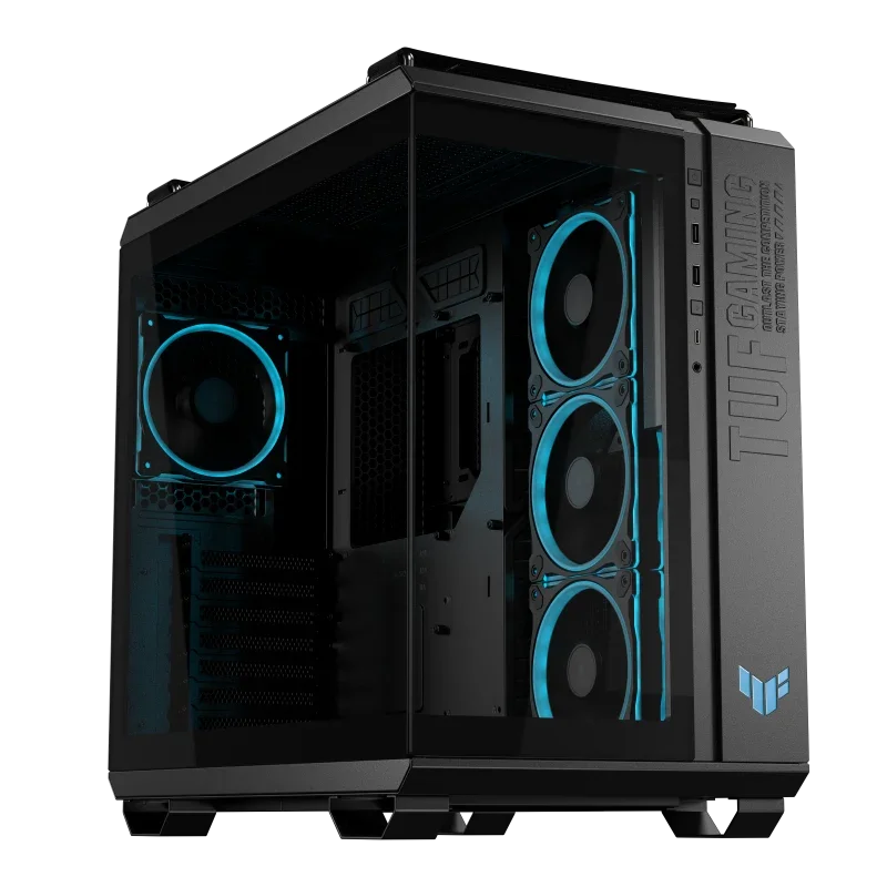 ASUS TUF Gaming GT502 Horizon ARGB Panorama Case Black (No Fans Included) - Anigma
