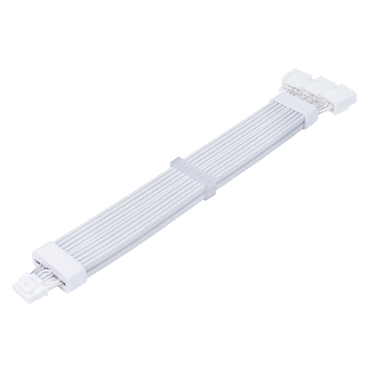 Acegeek Sleeved AC124 ARGB 12+4 Pin Extender Cable, White - Anigma