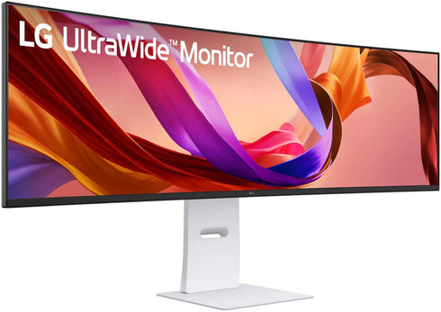 LG UltraWide Curved Monitor, 49" Nano IPS Display, Dual QHD Resolution, 144Hz Refresh Rate